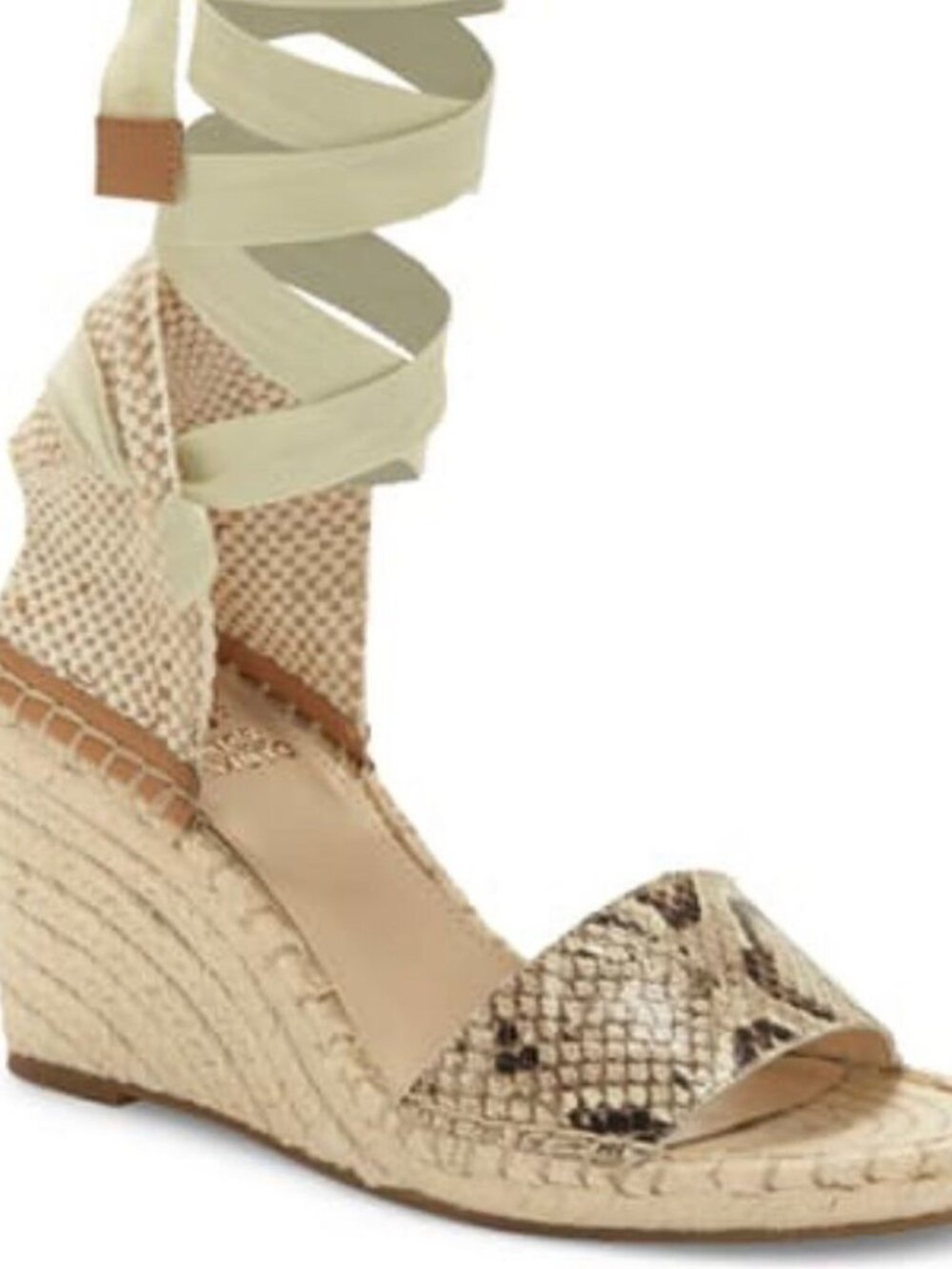 Vince Camuto Levernta Ankle Wrap Espadrilles Wedge